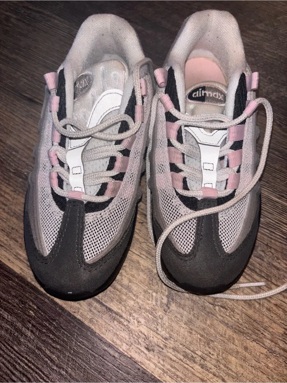 Nike Women's Pink, Gray & Black Layered Sneakers